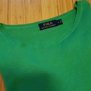 Polo by Ralph Lauren Green Lightweight Sweater